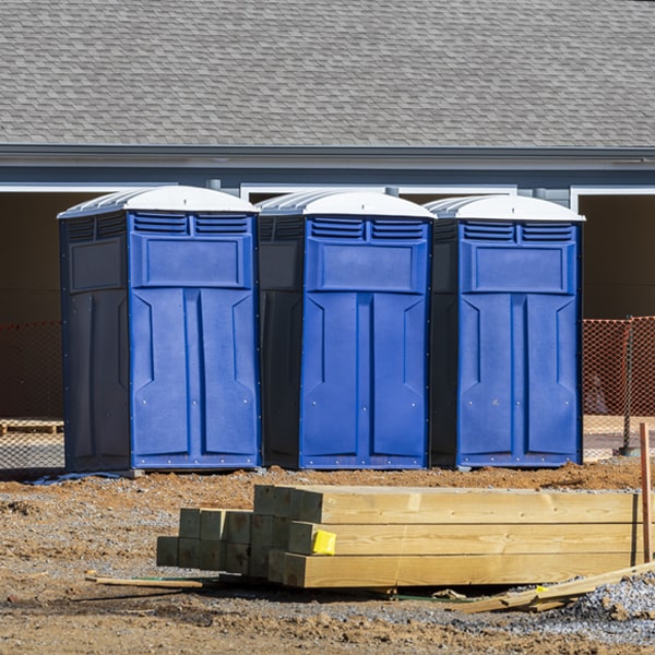 what is the cost difference between standard and deluxe portable restroom rentals in Coffee Creek CA